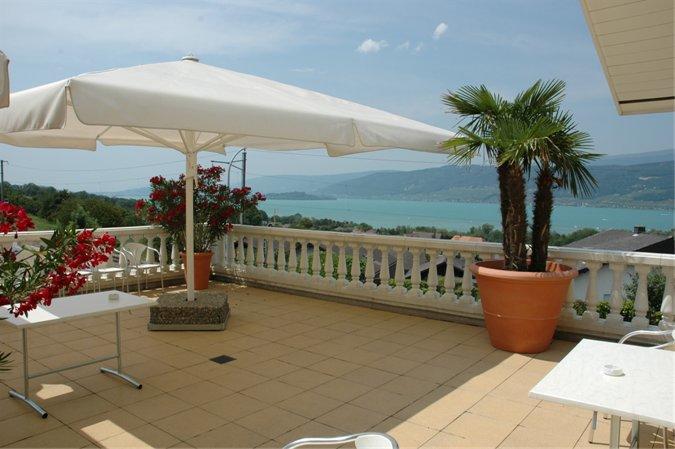 Restaurant-Hotel Seeblick Morigen Extérieur photo