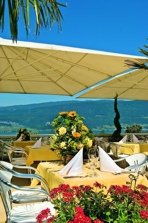 Restaurant-Hotel Seeblick Morigen Extérieur photo